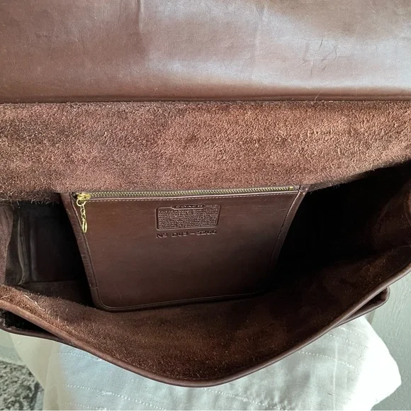 Coach Vintage Y2K Beekman Briefcase 5266 in Mahogany - Picture 6 of 12